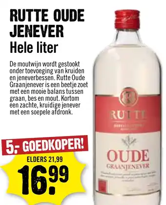 Dirck 3 Rutte Oude Jenever aanbieding