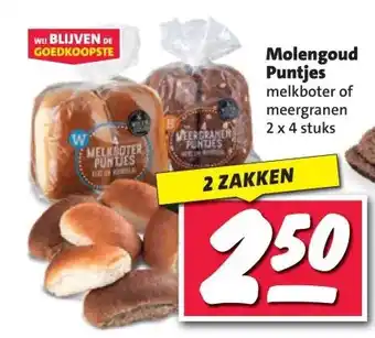 Nettorama Molengoud Puntjes melkboter of meergranen aanbieding