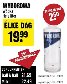 Dirck 3 Wyborowa Wódka aanbieding