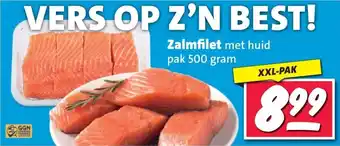 Nettorama Zalmfilet met huid pak aanbieding