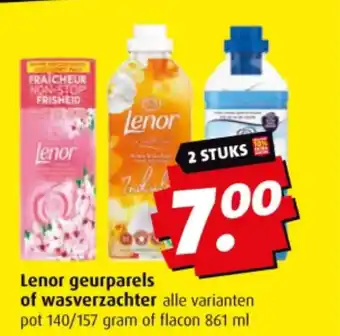 Boni Lenor geurparels of wasverzachter alle varianten aanbieding