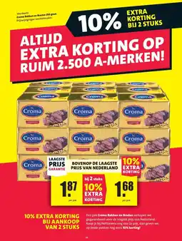 Nettorama Croma Bakken en Braden 250 gram aanbieding