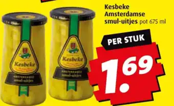 Boni Kesbeke Amsterdamse smul-uitjes pot 675 ml aanbieding