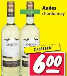 Nettorama Andes chardonnay aanbieding