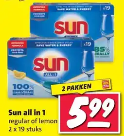 Nettorama Sun all in 1 regular of lemon aanbieding