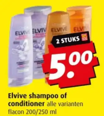 Boni Elvive shampoo of conditioner alle varianten aanbieding