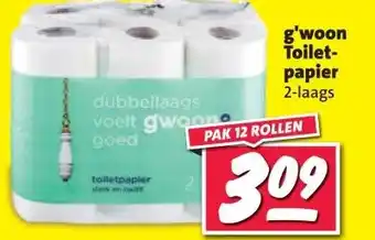 Nettorama g'woon Toilet- papier 2-laags aanbieding