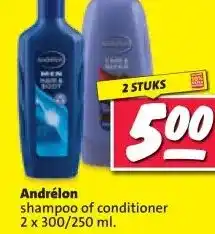 Nettorama Andrélon shampoo of conditioner aanbieding