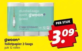 Boni Toiletpapier 2-laags aanbieding