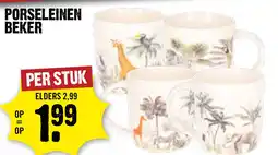 Dirck 3 Porseleinen beker aanbieding