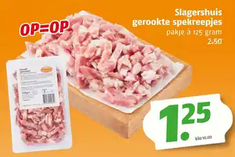 Poiesz Slagershuis gerookte spekreepies aanbieding