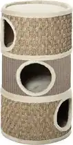 Bol.com PawHut Kattenkrabpaal Kattenton voor katten 3 niveaus Krabpaal klimboom sisal D30-326 aanbieding