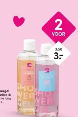 DA DA Showergel aanbieding