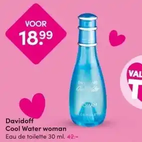 DA Davidoff Cool Water woman aanbieding