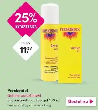 DA Perskindol Gehele assortiment aanbieding