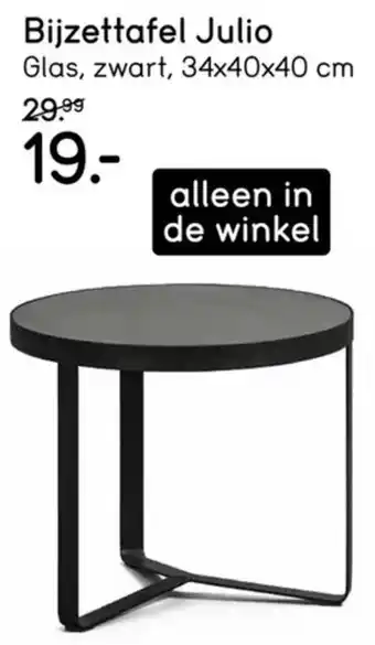 Leen Bakker Bijzettafel Julio aanbieding