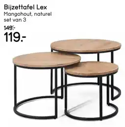 Leen Bakker Bijzettafel Lex aanbieding