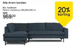 Leen Bakker Alle Arwin banken aanbieding