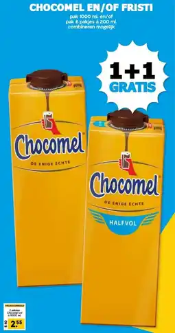 Boon`s Markt CHOCOMEL EN/OF FRISTI aanbieding