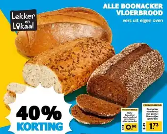 Boon`s Markt ALLE BOONACKER VLOERBROOD aanbieding