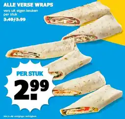 Boon`s Markt ALLE VERSE WRAPS aanbieding