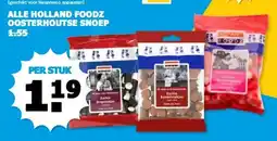 Boon`s Markt ALLE HOLLAND FOODZ OOSTERHOUTSE SNOEP aanbieding