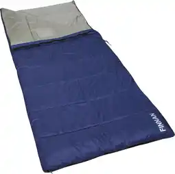 Bol.com Polydaun Finnan - slaapzak - travel - ripstop - 85x210 cm - blauw/grijs aanbieding