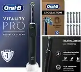 Bol.com Vanavondinhuis - Oral b pro tandenborstel inclusief 11 opzetborstels - startset aanbieding