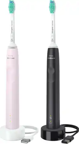 MediaMarkt PHILIPS HX3675/15 Sonicare Elektrische Tandenborstel Zwart aanbieding