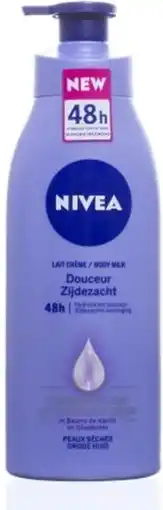 Bol.com Nivea Body Milk Zijdezacht - 400 ml Met Pomp aanbieding