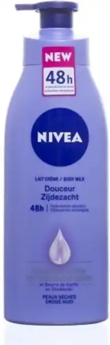 Bol.com Nivea Body Milk Zijdezacht - 400 ml Met Pomp aanbieding