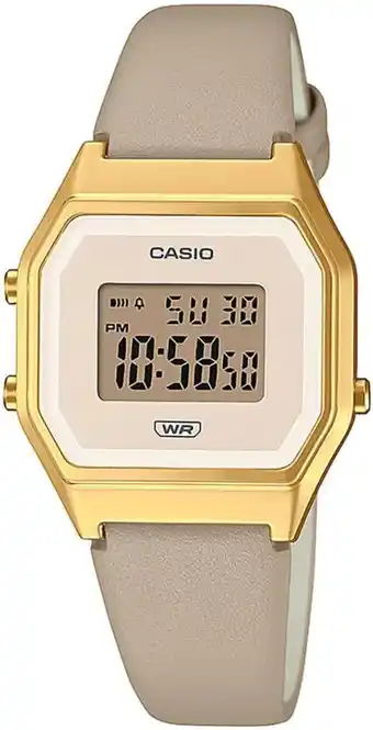 Amazon Casio Vintage gouden dameshorloge LA680WEGL-5EF aanbieding