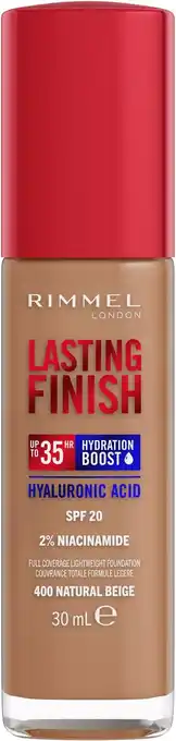 Amazon Rimmel London Lasting Finish 35 Hour foundation - 400 - Natural Beige, 30 ml aanbieding