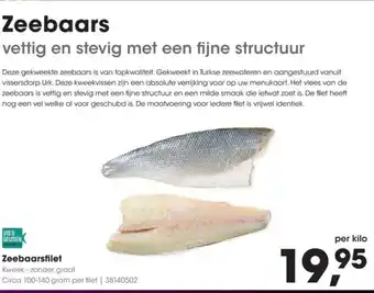 HANOS Zeebaarsfilet aanbieding