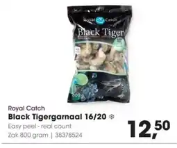 HANOS Royal Catch Black Tigergarnaal 16/20 aanbieding