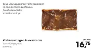 HANOS Varkenswangen in acetosaus aanbieding