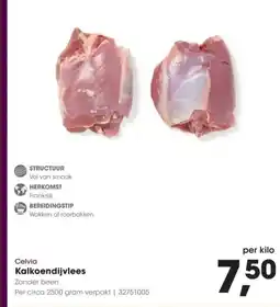 HANOS Kalkoendijvlees aanbieding