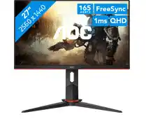 Bol.com AOC Q27G2S - QHD Gaming Monitor - 165hz - 27 inch aanbieding