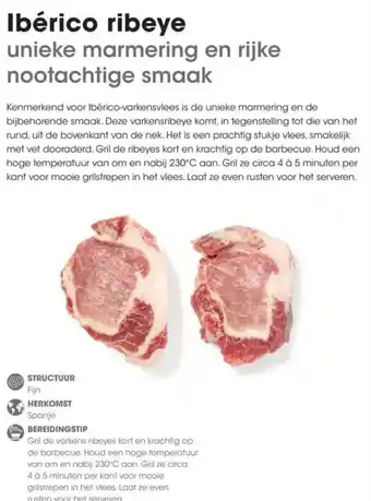 HANOS Ibérico ribeye aanbieding