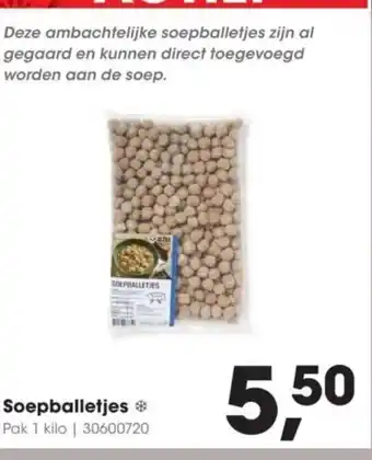 HANOS Soepballetjes aanbieding