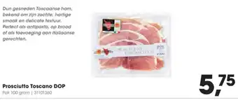 HANOS Prosciutto Toscano DOP aanbieding