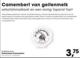 HANOS De Bokkesprong Geitenkaas Camembert aanbieding