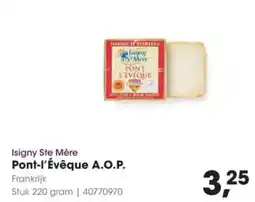 HANOS Pont l'Évêque A.O.P. aanbieding