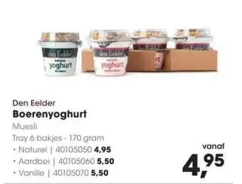 HANOS Den Eelder Boerenyoghurt aanbieding