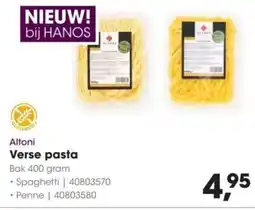 HANOS Altoni Verse pasta aanbieding