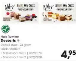 HANOS Nats Rawline Desserts aanbieding