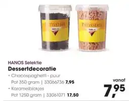 HANOS Dessertdecoratie aanbieding