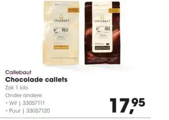 HANOS Callebaut Chocolade callets aanbieding