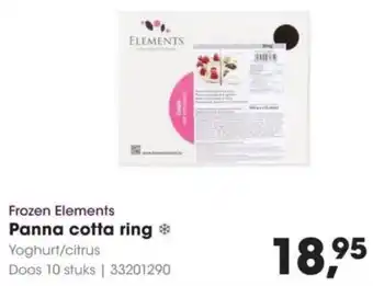 HANOS Frozen Elements Panna cotta ring aanbieding