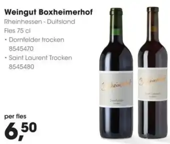 HANOS Weingut Boxheimerhof aanbieding